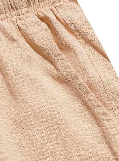 Beige linen Pant - Khotwh